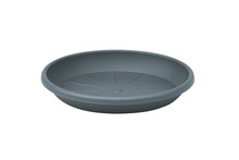 Pottefat Cylindro plast grå Ø33 cm